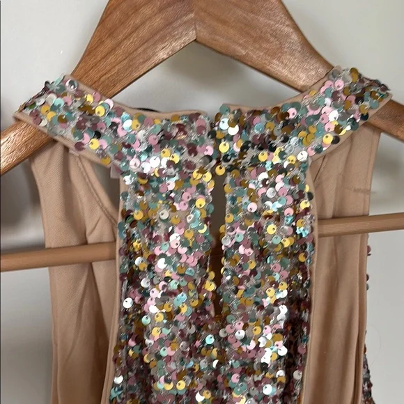 Adelyn Rae Multicolor Sequin Tank Top - Picture 11 of 13